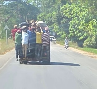 A bus in Tanzania